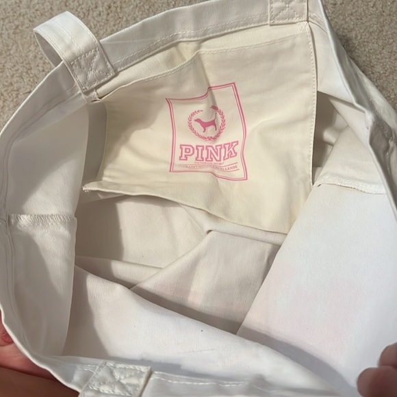 large Victoria’s Secret PINK canvas tote bag - Picture 5 of 5